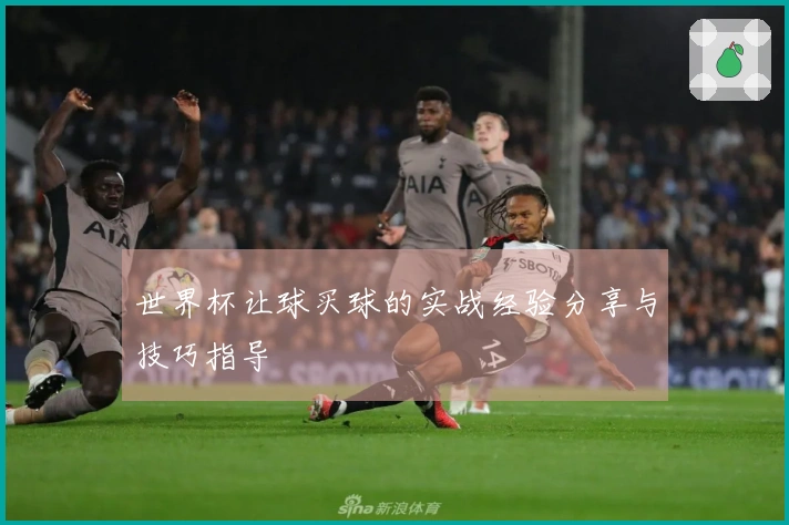 世界杯让球买球的实战经验分享与技巧指导